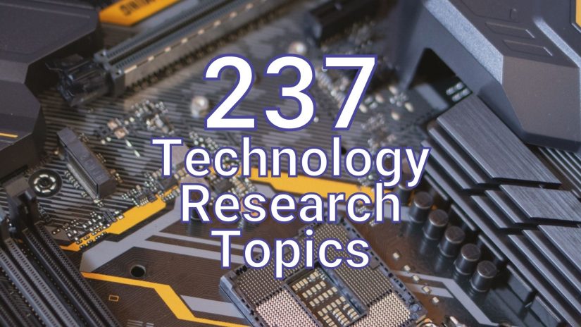 237 موضوع پایان نامه فناوری برای تحقیقات دانشگاهی